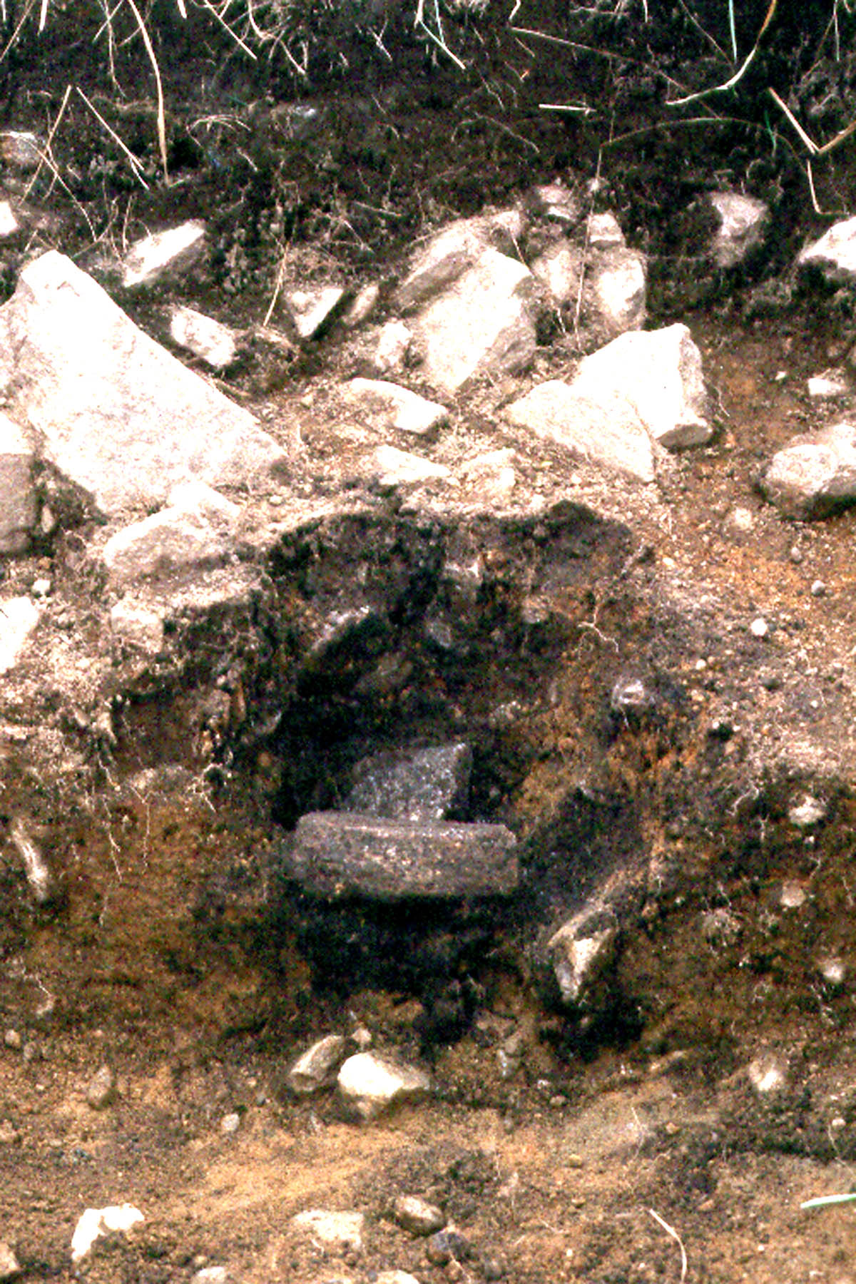 Image of typical posthole